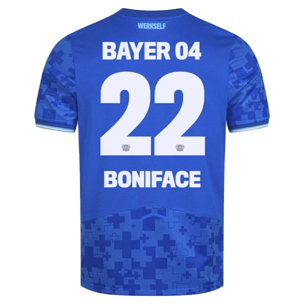 Bayer 04 Leverkusen Victor Boniface 22 Virallinen Kolmas Pelipaita Miehet 2025/26 Bayer 04 Leverkusen Victor Boniface 22 Virallinen Kolmas Pelipaita Miehet 2025/26