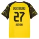 Borussia Dortmund Adeyemi 27 Virallinen Kotipelipaita Miehet 2025/26 Borussia Dortmund Adeyemi 27 Virallinen Kotipelipaita Miehet 2025/26