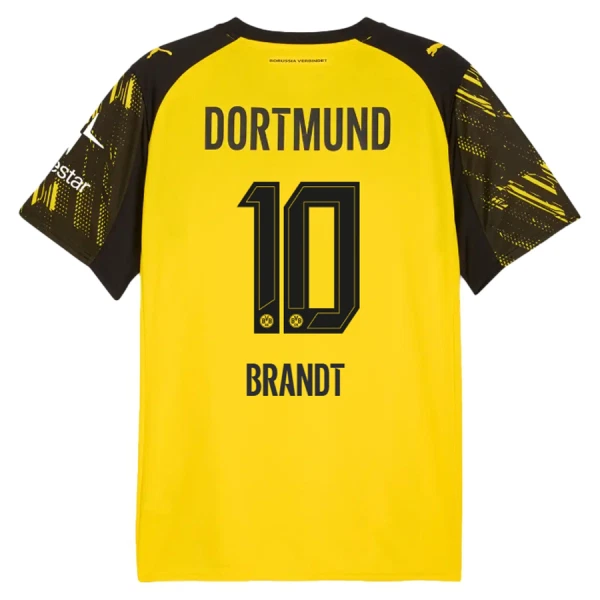 Borussia Dortmund Brandt 10 Virallinen Kotipelipaita Miehet 2025/26 Borussia Dortmund Brandt 10 Virallinen Kotipelipaita Miehet 2025/26