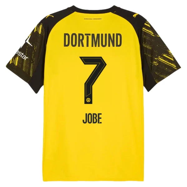 Borussia Dortmund Jobe 7 Virallinen Kotipelipaita Miehet 2025/26 Borussia Dortmund Jobe 7 Virallinen Kotipelipaita Miehet 2025/26