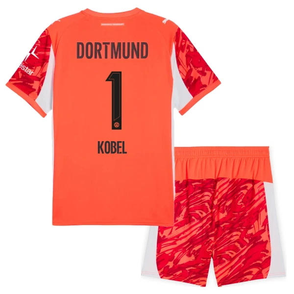 Borussia Dortmund Kobel 1 Maalivahdin Virallinen Paita Lapset 2025/26 Punainen Borussia Dortmund Kobel 1 Maalivahdin Virallinen Paita Lapset 2025/26 Punainen