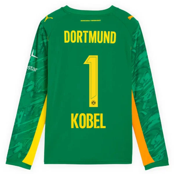 Borussia Dortmund Kobel 1 Maalivahdin Virallinen Paita Miehet 2025/26 Pitkähihainen Vihreä