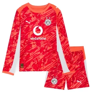 Borussia Dortmund Maalivahdin Virallinen Paita Lapset 2025/26 Pitkähihainen Punainen