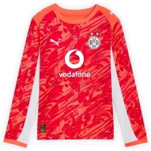 Borussia Dortmund Maalivahdin Virallinen Paita Miehet 2025/26 Pitkähihainen Punainen