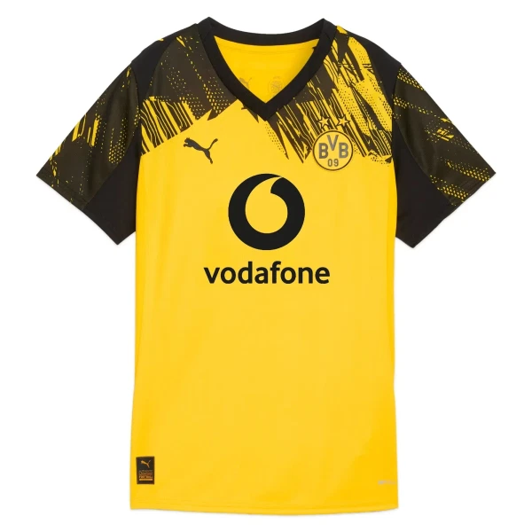 Borussia Dortmund Virallinen Kotipelipaita Naiset 2025/26 Borussia Dortmund Virallinen Kotipelipaita Naiset 2025/26