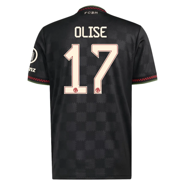 FC Bayern München Olise 17 Virallinen Kolmas Pelipaita Miehet 2025/26 FC Bayern München Olise 17 Virallinen Kolmas Pelipaita Miehet 2025/26