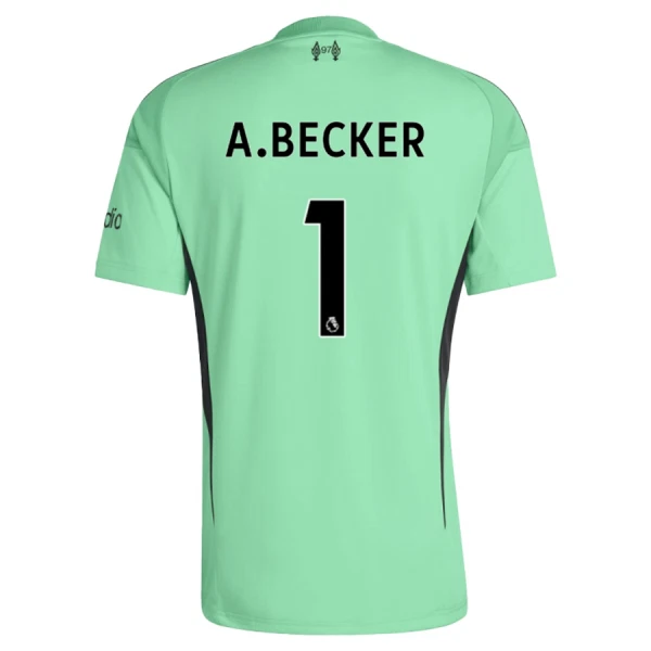 Liverpool Alisson Becker 1 Maalivahdin Virallinen Paita Lapset 2025/26 Vihreä
