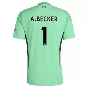 Liverpool Alisson Becker 1 Maalivahdin Virallinen Paita Miehet 2025/26 Vihreä