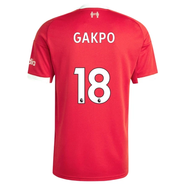 Liverpool Cody Gakpo 18 Virallinen Kotipelipaita Miehet 2025/26 Liverpool Cody Gakpo 18 Virallinen Kotipelipaita Miehet 2025/26