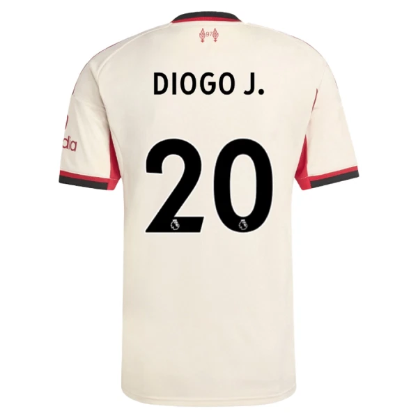 Liverpool Diogo Jota 20 Virallinen Vieraspelipaita Miehet 2025/26