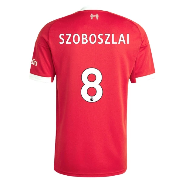 Liverpool Dominik Szoboszlai 8 Virallinen Kotipelipaita Miehet 2025/26 Liverpool Dominik Szoboszlai 8 Virallinen Kotipelipaita Miehet 2025/26