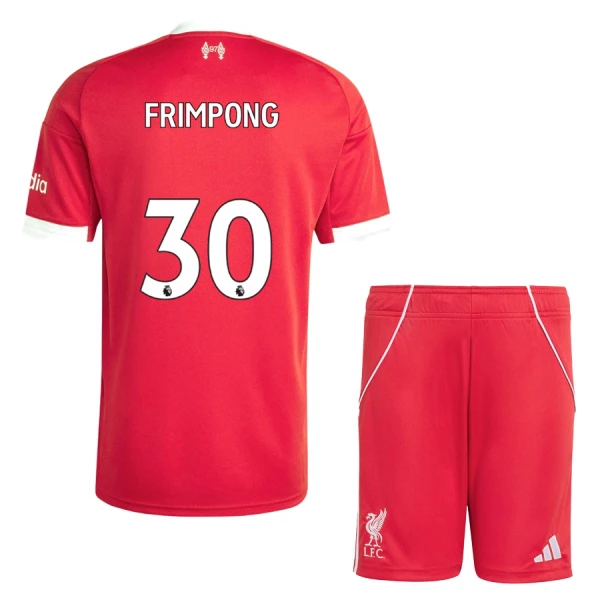 Liverpool Jeremie Frimpong 30 Virallinen Kotipelipaita Lapset 2025/26 Liverpool Jeremie Frimpong 30 Virallinen Kotipelipaita Lapset 2025/26