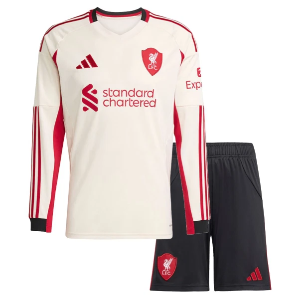 Liverpool Virallinen Vieraspelipaita Lapset 2025/26 Pitkähihainen Liverpool Virallinen Vieraspelipaita Lapset 2025/26 Pitkähihainen