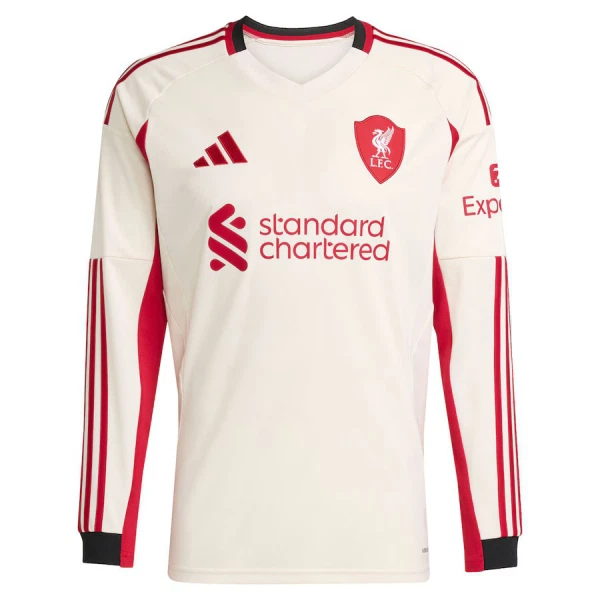 Liverpool Virallinen Vieraspelipaita Miehet 2025/26 Pitkähihainen Liverpool Virallinen Vieraspelipaita Miehet 2025/26 Pitkähihainen