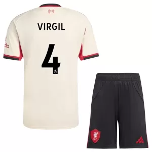 Liverpool Virgil van Dijk 4 Virallinen Vieraspelipaita Lapset 2025/26