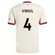 Liverpool Virgil van Dijk 4 Virallinen Vieraspelipaita Lapset 2025/26