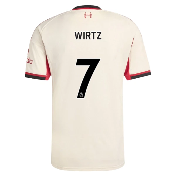Liverpool Wirtz 7 Virallinen Vieraspelipaita Lapset 2025/26
