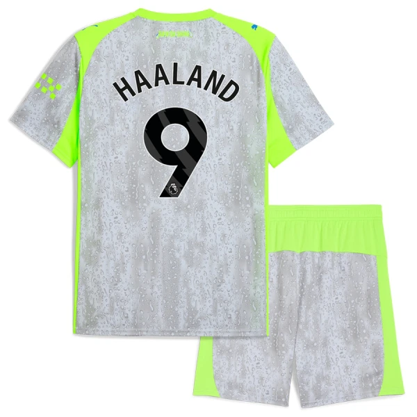 Manchester City Erling Haaland 9 Virallinen Kolmas Pelipaita Lapset 2025/26