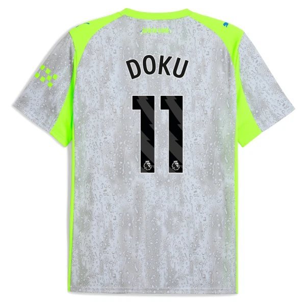 Manchester City Jérémy Doku 11 Virallinen Kolmas Pelipaita Miehet 2025/26 Manchester City Jérémy Doku 11 Virallinen Kolmas Pelipaita Miehet 2025/26
