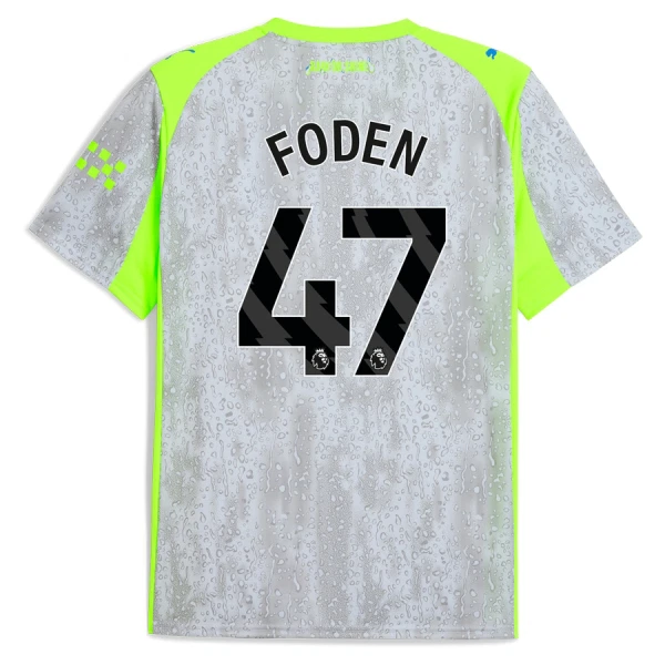 Manchester City Phil Foden 47 Virallinen Kolmas Pelipaita Miehet 2025/26