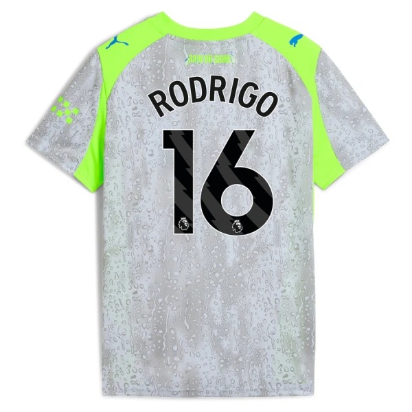 Manchester City Rodrigo Hernández 16 Virallinen Kolmas Pelipaita Miehet 2025/26 Manchester City Rodrigo Hernández 16 Virallinen Kolmas Pelipaita Miehet 2025/26