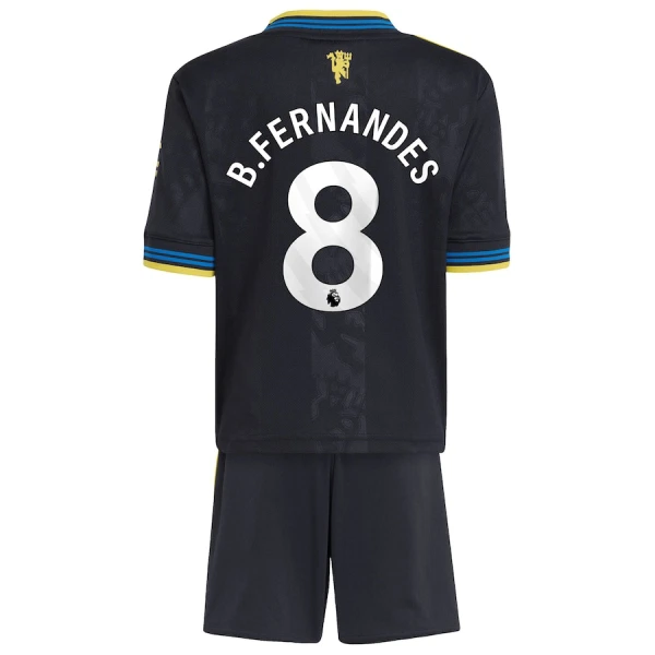 Manchester United Bruno Fernandes 8 Virallinen Kolmas Pelipaita Lapset 2025/26
