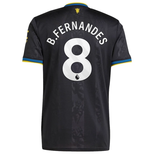 Manchester United Bruno Fernandes 8 Virallinen Kolmas Pelipaita Miehet 2025/26