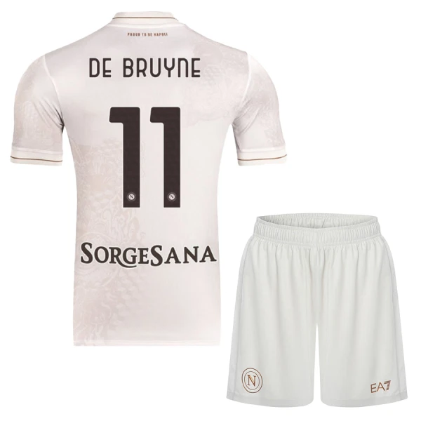 Napoli Kevin De Bruyne 11 Virallinen Vieraspelipaita Lapset 2025/26