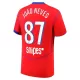 Paris Saint-Germain Joao Neves 87 Virallinen Kolmas Pelipaita Miehet 2025/26