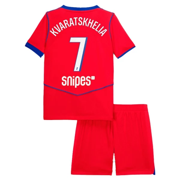 Paris Saint-Germain Kvaratskhelia 7 Virallinen Kolmas Pelipaita Lapset 2025/26 Paris Saint-Germain Kvaratskhelia 7 Virallinen Kolmas Pelipaita Lapset 2025/26