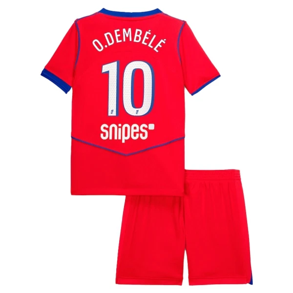 Paris Saint-Germain Ousmane Dembélé 10 Virallinen Kolmas Pelipaita Lapset 2025/26 Paris Saint-Germain Ousmane Dembélé 10 Virallinen Kolmas Pelipaita Lapset 2025/26