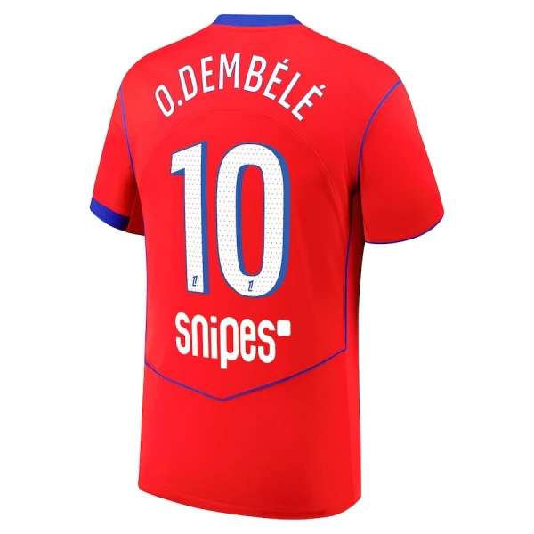 Paris Saint-Germain Ousmane Dembélé 10 Virallinen Kolmas Pelipaita Miehet 2025/26 Paris Saint-Germain Ousmane Dembélé 10 Virallinen Kolmas Pelipaita Miehet 2025/26