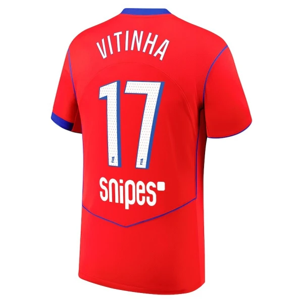 Paris Saint-Germain Vitinha 17 Virallinen Kolmas Pelipaita Miehet 2025/26 Paris Saint-Germain Vitinha 17 Virallinen Kolmas Pelipaita Miehet 2025/26