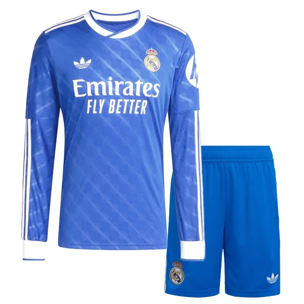 Real Madrid Virallinen Kolmas Pelipaita Lapset 2025/26 Pitkähihainen