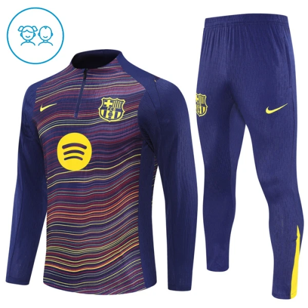 FC Barcelona Harjoittelupusero puvut Lapset 2025/26 Laivasto