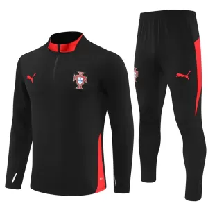 Portugali Harjoittelupusero puvut Miehet 2025/26 Musta Portugali Harjoittelupusero puvut Miehet 2025/26 Musta