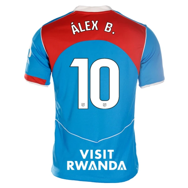 Atlético Madrid Alex B. 10 Virallinen Kolmas Pelipaita Miehet 2025/26