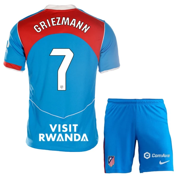 Atlético Madrid Antoine Griezmann 7 Virallinen Kolmas Pelipaita Lapset 2025/26