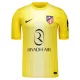 Atlético Madrid Jan Oblak 13 Maalivahdin Virallinen Paita Lapset 2025/26 Keltainen