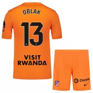 Atlético Madrid Jan Oblak 13 Maalivahdin Virallinen Paita Lapset 2025/26 oranssi