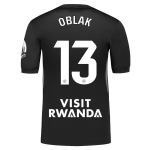 Atlético Madrid Jan Oblak 13 Maalivahdin Virallinen Paita Miehet 2025/26 Musta