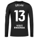Atlético Madrid Jan Oblak 13 Maalivahdin Virallinen Paita Miehet 2025/26 Pitkähihainen Musta