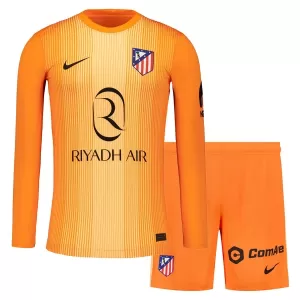 Atlético Madrid Maalivahdin Virallinen Paita Lapset 2025/26 Pitkähihainen oranssi
