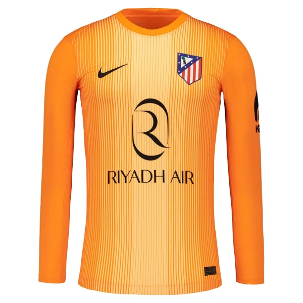Atlético Madrid Maalivahdin Virallinen Paita Lapset 2025/26 Pitkähihainen oranssi