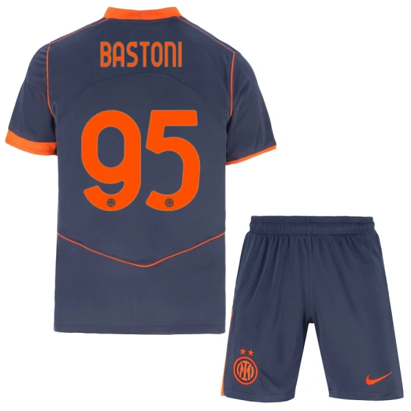 Inter Milan Bastoni 95 Virallinen Kolmas Pelipaita Lapset 2025/26