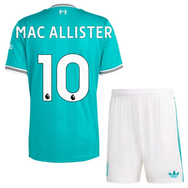 Liverpool Alexis Mac Allister 10 Virallinen Kolmas Pelipaita Lapset 2025/26