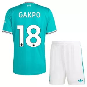 Liverpool Cody Gakpo 18 Virallinen Kolmas Pelipaita Lapset 2025/26
