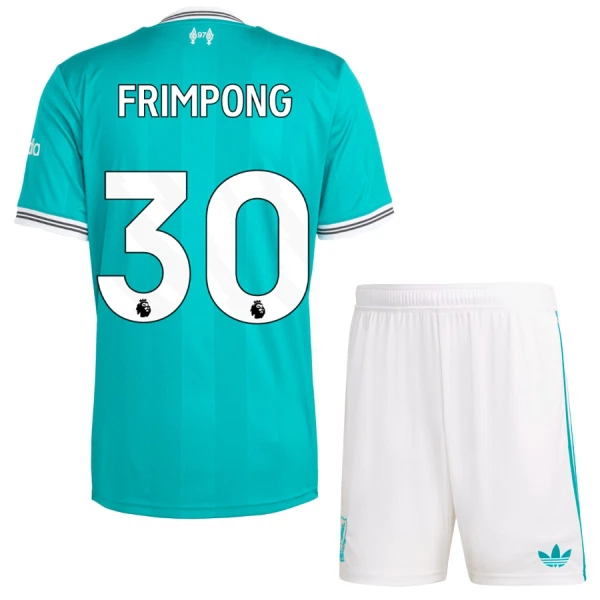 Liverpool Jeremie Frimpong 30 Virallinen Kolmas Pelipaita Lapset 2025/26