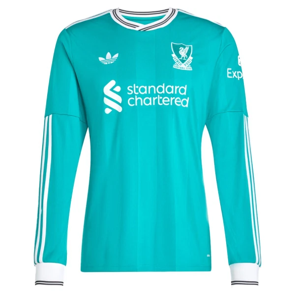 Liverpool Virallinen Kolmas Pelipaita Miehet 2025/26 Pitkähihainen