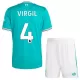 Liverpool Virgil van Dijk 4 Virallinen Kolmas Pelipaita Lapset 2025/26